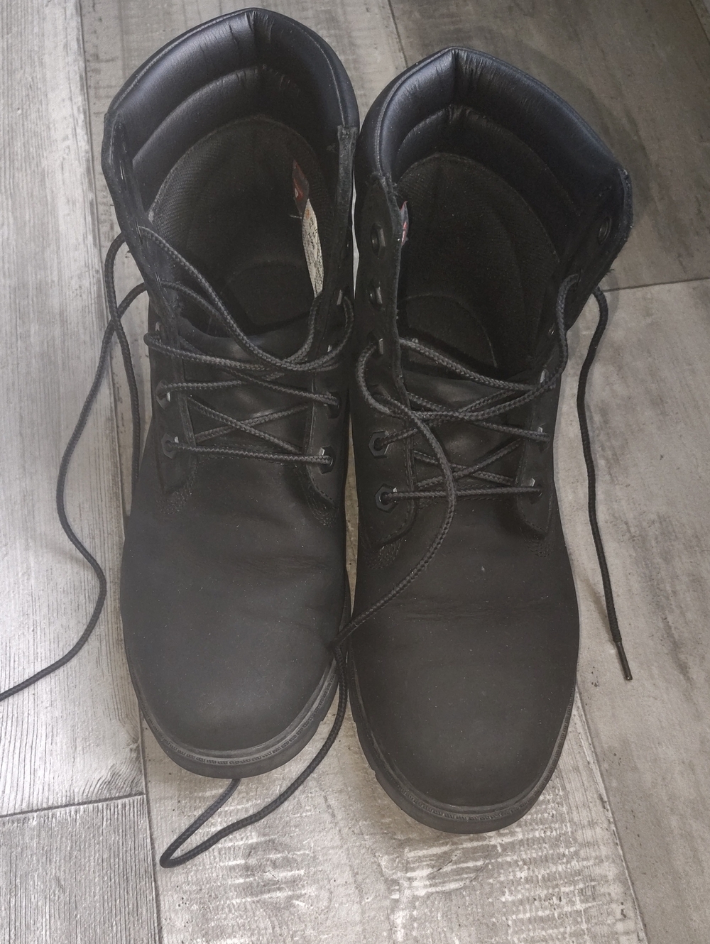 Timberland Black Women's Lace-Up Ankle Booties